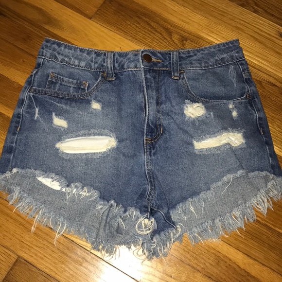 Forever 21 Pants - High waist jean shorts